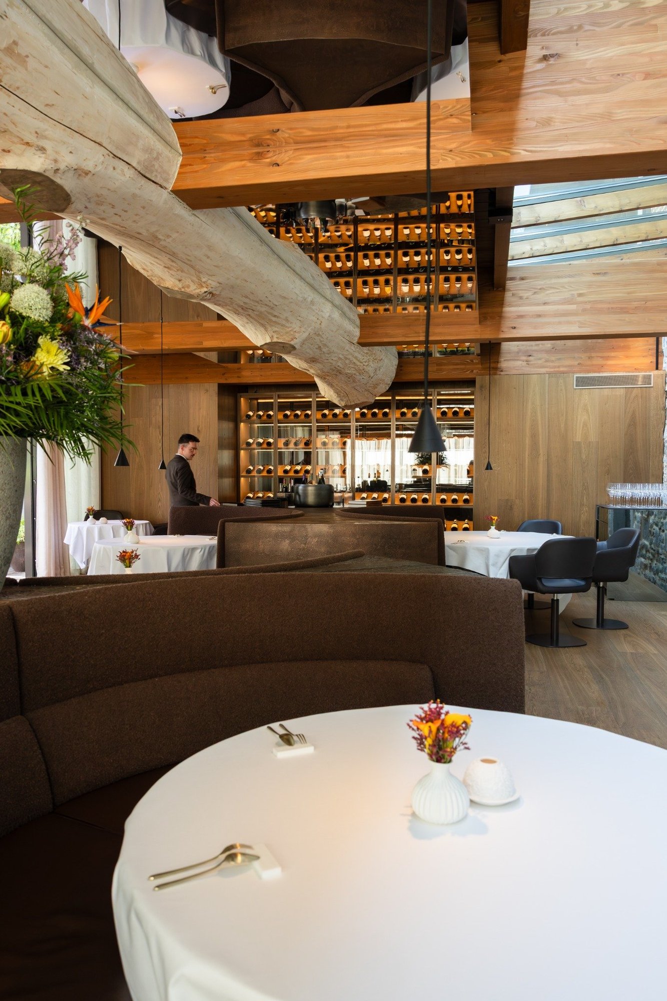 Restaurantsfeer gecreëerd door Guido Braeken